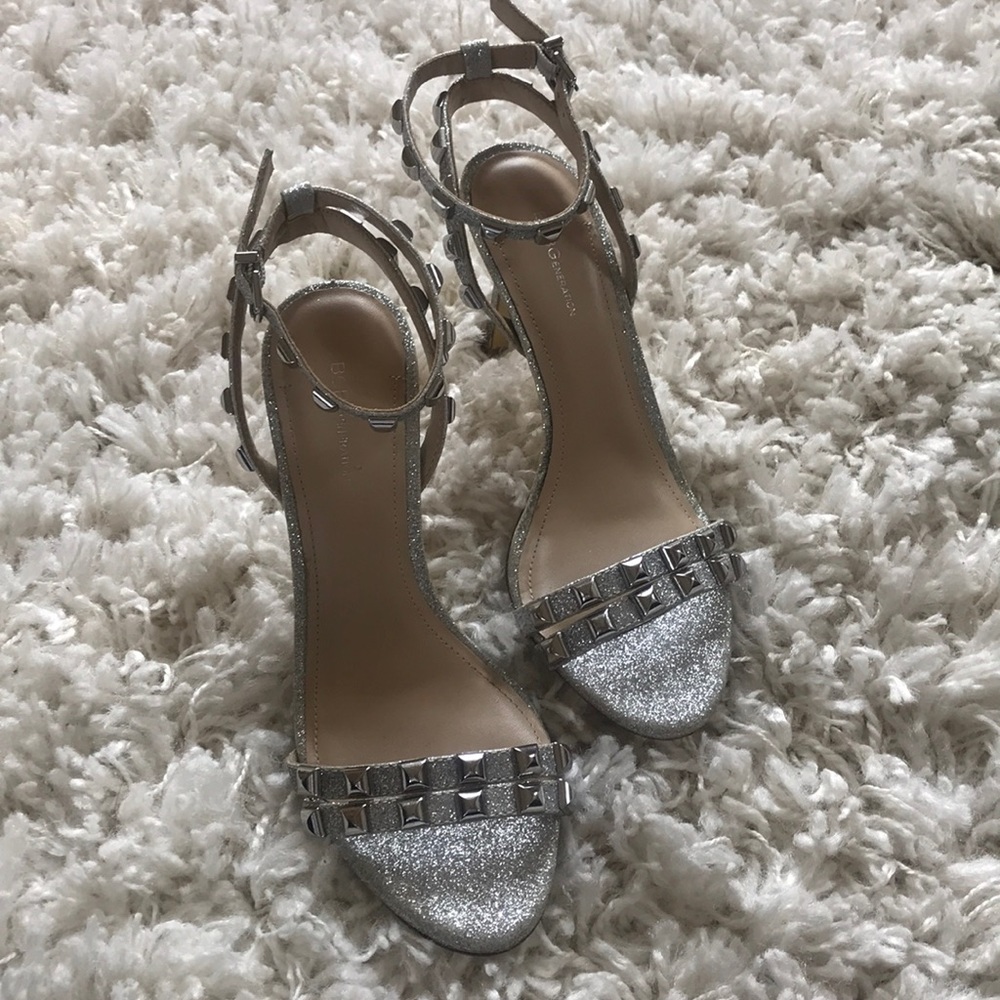BCBGeneration women’s ankle strap 2 1/2 inch pumps